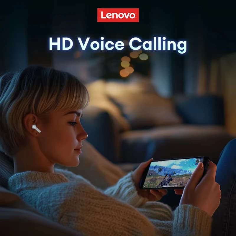 لينوفو XT53 ترقية لاسلكية بلوتوث 5.4 سماعات أذن مقاومة طويلة زمن وصول منخفض سماعة رأس ألعاب عرض رقمي LED سماعات أذن - 4