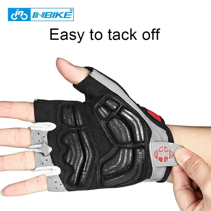 INBIKE Shockproof GEL Pad Cycling Gloves Half Finger Sport Gloves Men Women Summer Bicycle Gym Fitness Gloves MTB Gloves IF239 - 4