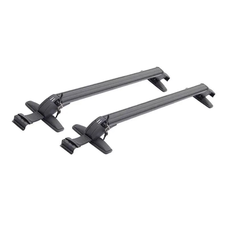 2Pcs Car Roof Rack Cross Bar Anti-Theft Lockable Bars with Keys Aluminum Alloy Universal Car Rack Luggage Carrier - 5
