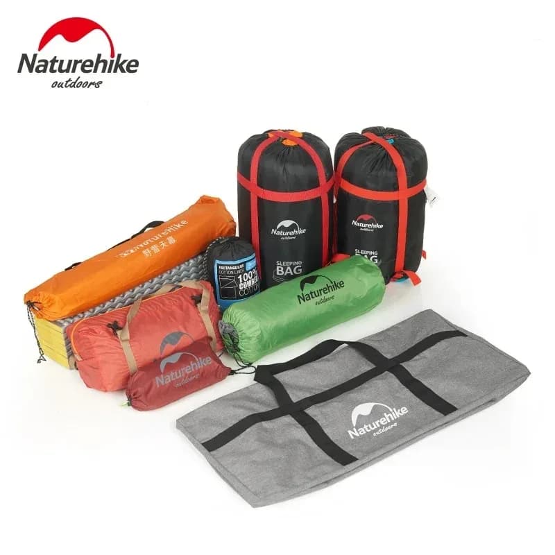 حقائب تخزين قابلة للطي بسعة كبيرة من Naturehike 45 لتر 100 لتر حقيبة حمل إكسسوارات التخييم حقيبة سفر للأنشطة الخارجية العائلية - 4