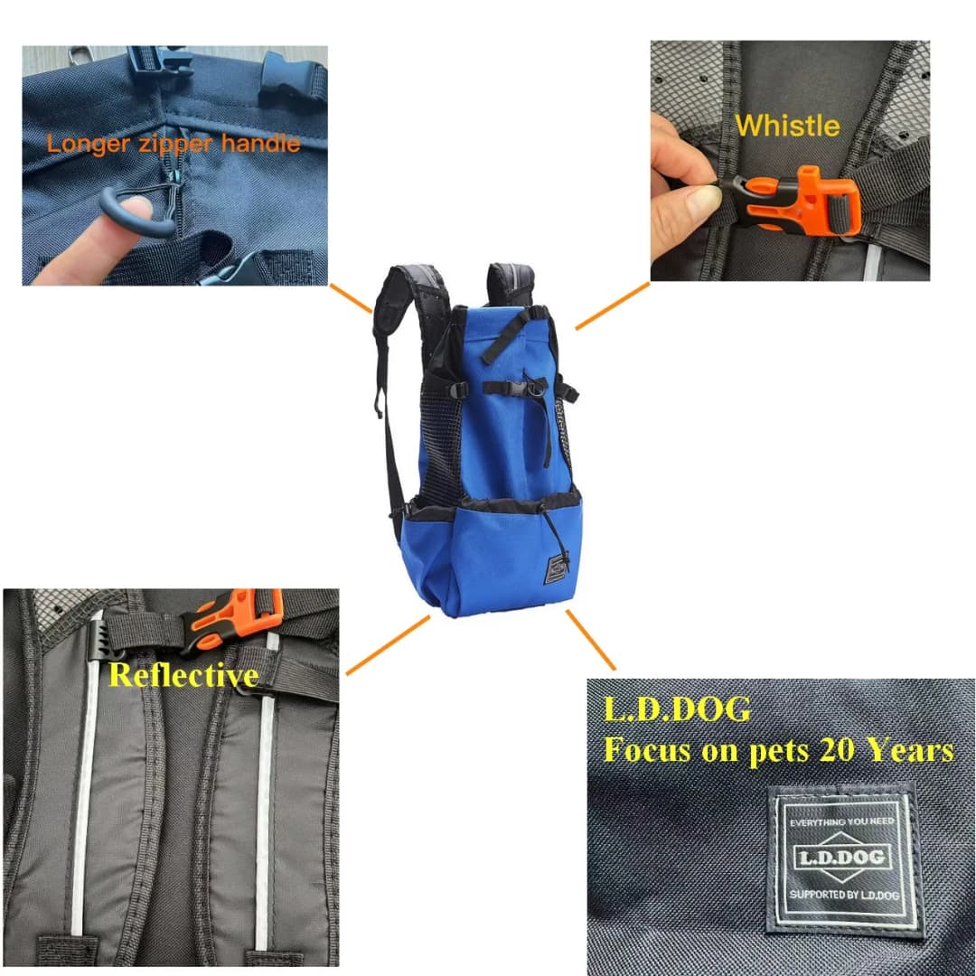 Hiking Pet Dog Carrier Travel Backpack Outdoor Ventilation Breathable Bicycle Motorcycle Outdoor Sport Mesh Bag Drop Shipping - 5