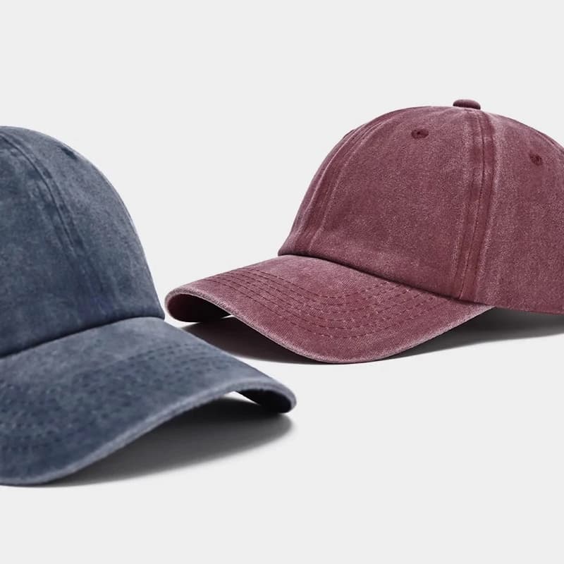 Sunscreen Water Washed MEN'S Baseball Cap with a Small Face, Retro Distressed and Versatile Trendy Duck Tongue Hat, MEN'S Big He - 4