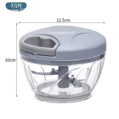 Home Kitchen Manual Ginger Grinder Garlic Mud Splasher Multifunctional Vegetable Cutter Handheld Meat Grinder Modern Minimalist - 6