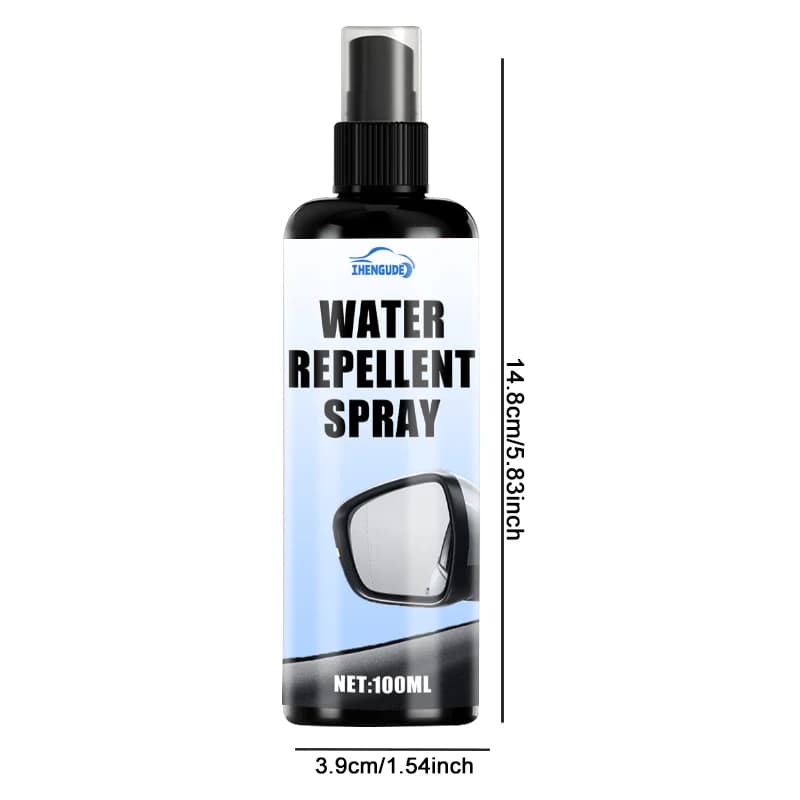 رذاذ مقاوم للماء لزجاج السيارة، طلاء مقاوم للمطر، فيلم واقي من الشمس للزجاج الأمامي، ملمع لامع، يعزز الأداء المقاوم للماء، يحسن الرؤية - 6