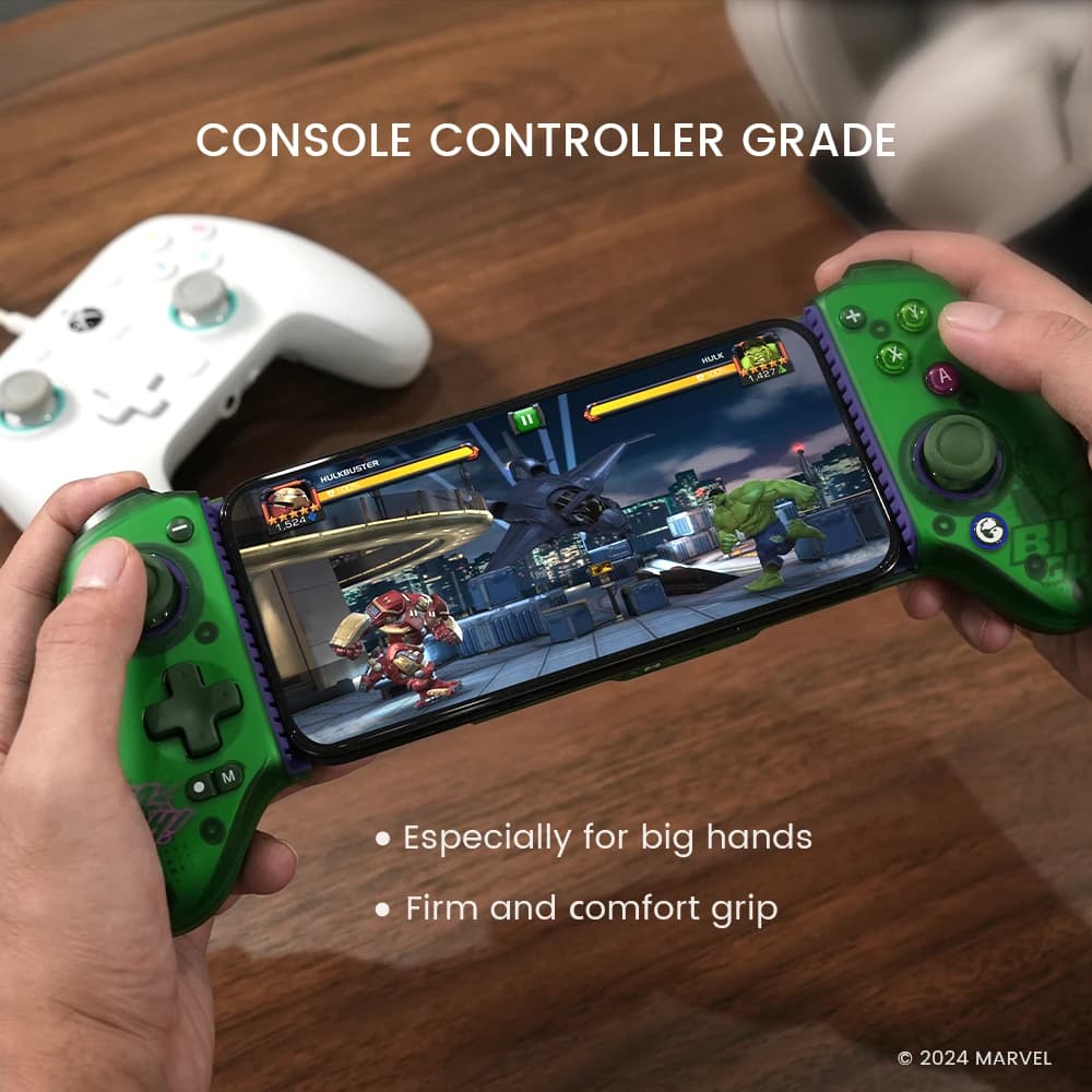 GameSir G8 Plus Hulk Edition Bluetooth Mobile Gaming Controller for Nintendo Switch 2, Android Phone, Tablets, iPhone, iPad, PC - 5