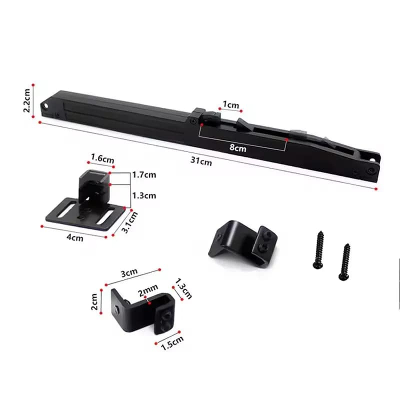 Barn Door Door Slide Damper Soft Close Slides Mechanism Furniture Remission Accessory for Guide Sliding Rail Barn Wood Door - 6
