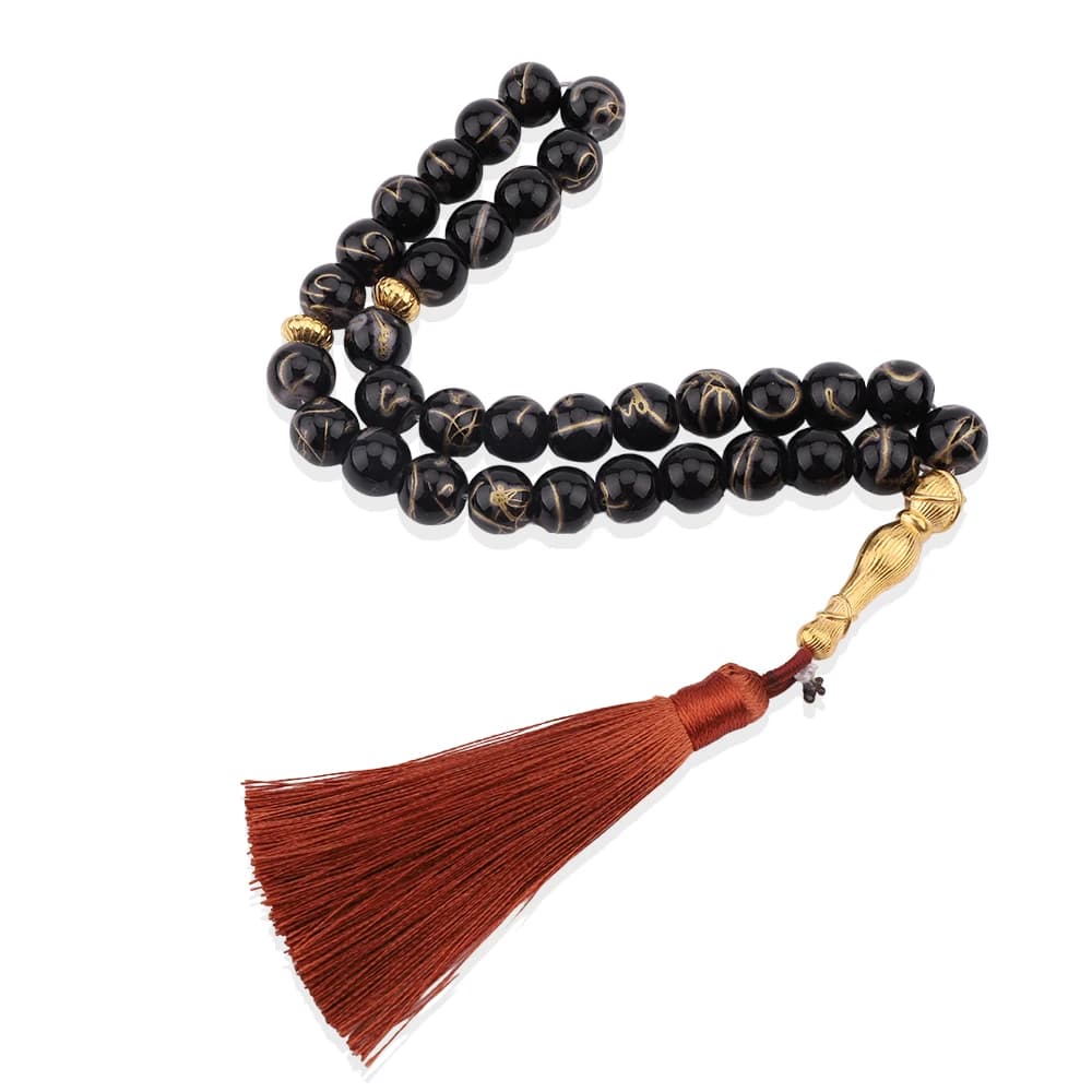 Crystal Glass Tasbih Prayer Beads 33 Muslim Rosary Islamic Prayer Beads Bracelet With Tassel For Women Jewelry Accessories Gift - 4
