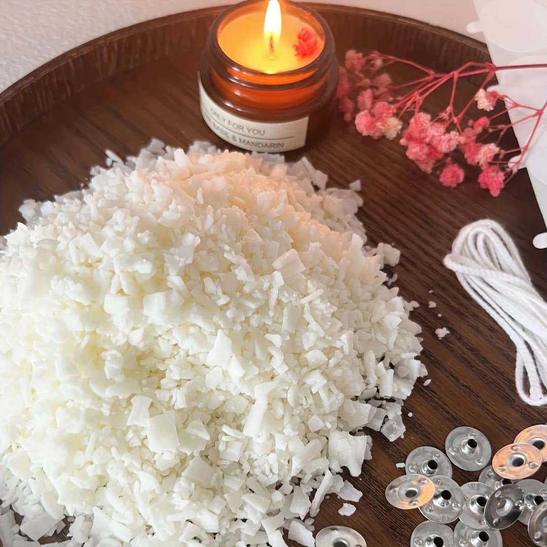 مجموعات صنع الشموع 100 جرام شمع الصويا لتقوم بها بنفسك صنع الشموع مادة الشموع المعطرة شمعة لا دخاني شمعة معدنية الفتيل حاملي الشموع صنع - 4