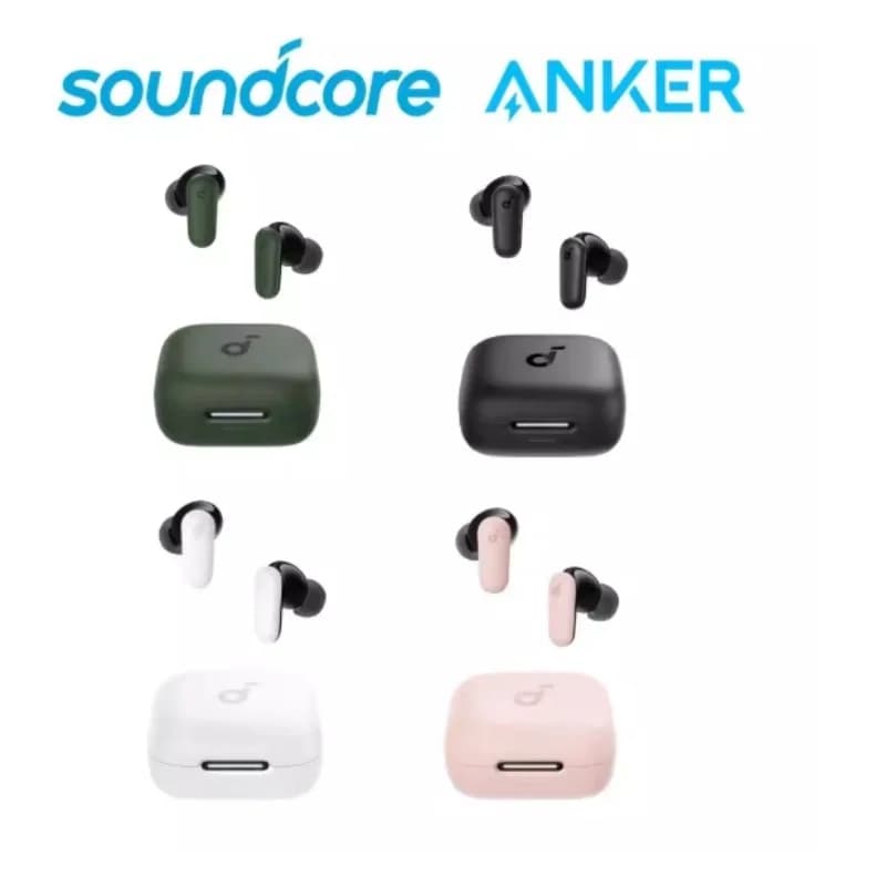 سماعات بلوتوث عازلة للضوضاء ذكية من Soundcore By Anker تأثيرات صوت محيطي بطارية فائقة العمر 45 ساعة