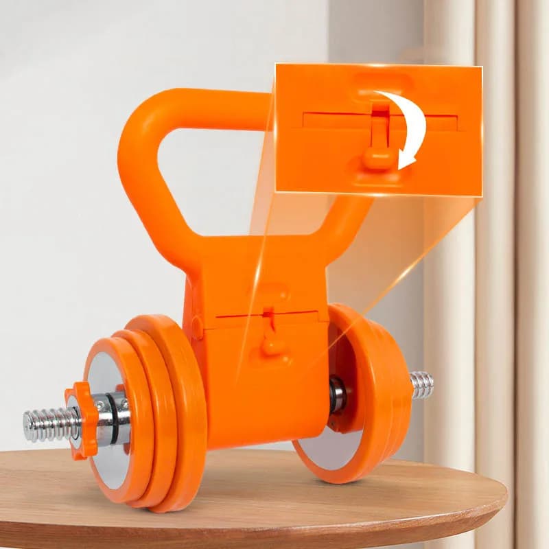 مقبض كيتل بيل للتدريب على القوة، ملحق لمعدات اللياقة البدنية، لا يشمل الدمبل - 4