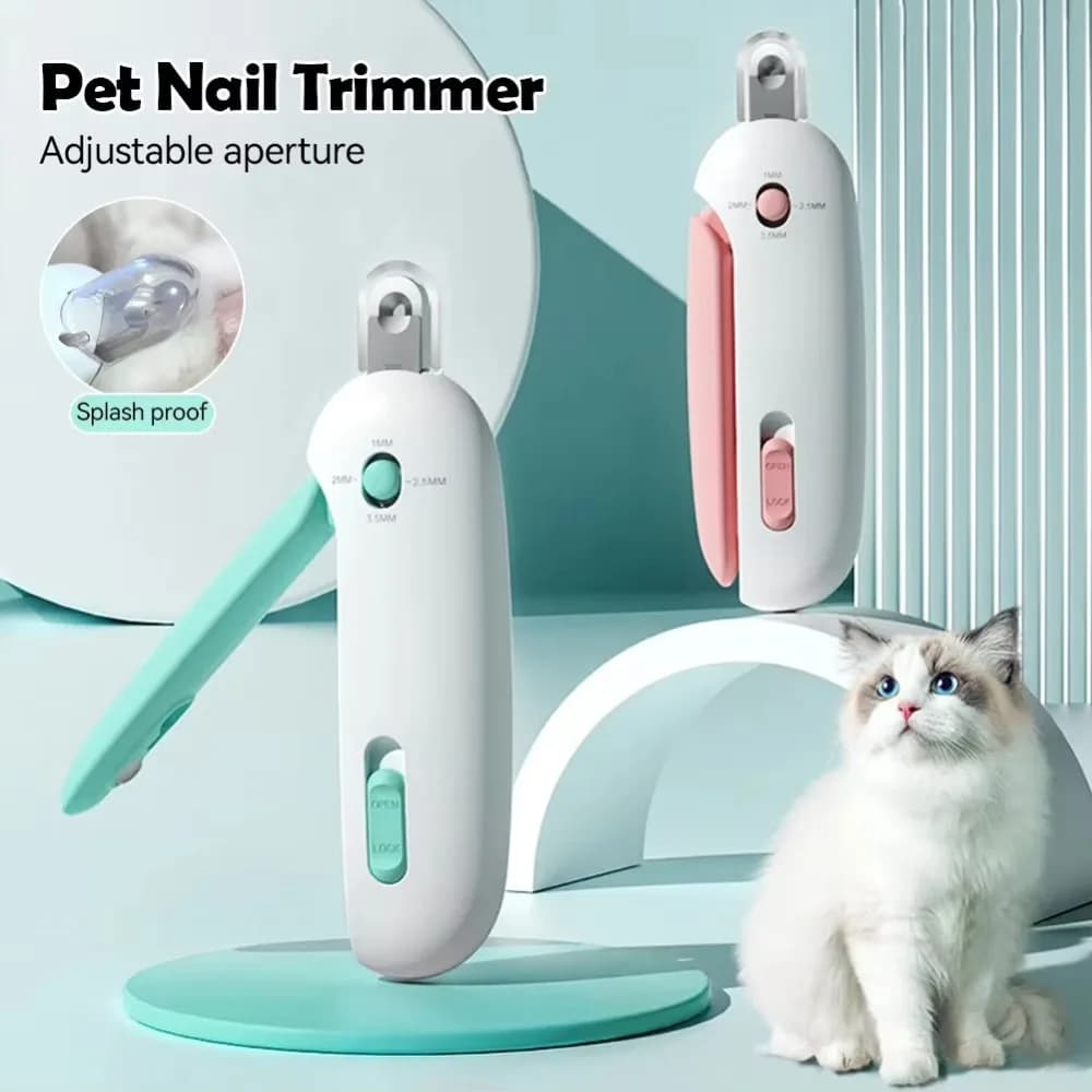 Professional Pet Nail Clippers, Cat and Dog Nail Clippers, Safe and Comfortable with Adjustable Holes, Pet Nail Clippers, Pet Hair Trimmer, Pet Care
