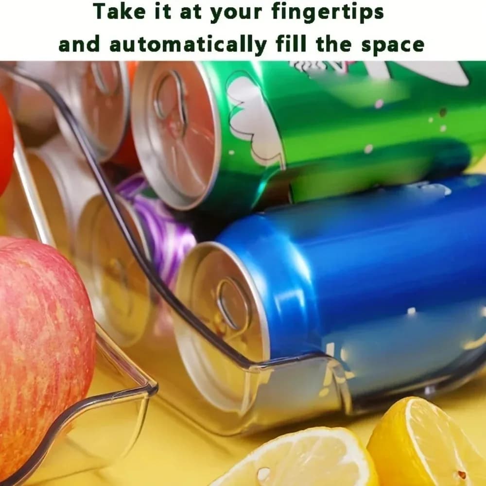 1/2pcs Kitchen Storage Cans, Soda Cans, Storage Cans, Refrigerator Freezer Organizers, Can Dispensers, Kitchen Accessories - 5