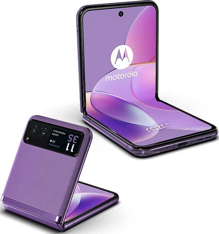 Original Motorola Moto Razr 40 5G (2023) XT2323 8GB+128GB ROM 1 Sim+1 eSim Virtually New Unlocked Flip Smartphone - 5