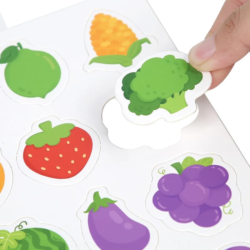 Montessori Baby Busy book My First Quiet Book Paste Early Learning Education Toy Children Toy Matching Game for Babies - 3