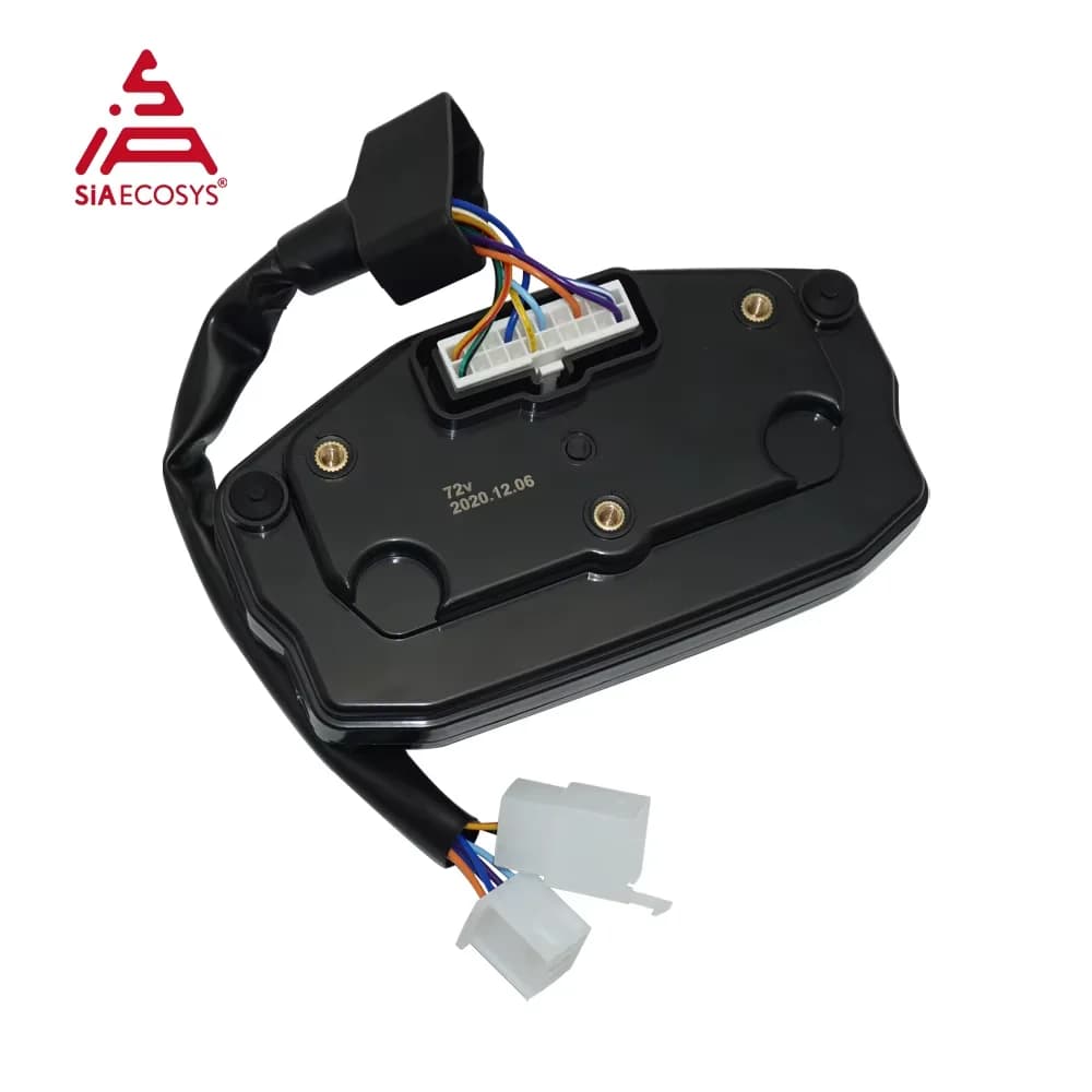 شاشة عرض DKD مع اتصال CAN-BUS LIN، عداد سرعة LCD اختياري لمراقب Votol للدراجات النارية الكهربائية - 4