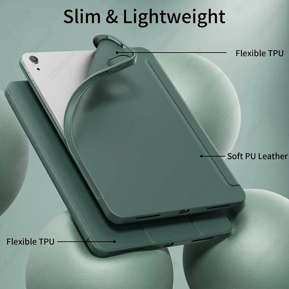 Silicone Case For iPad 10th 10.9 A16 11, Air 10.9 11 M2 M3 M4, 10.2 7/8/9th 9.7 5/6th, Pro 11 M4 M5 Protective Cover - 5