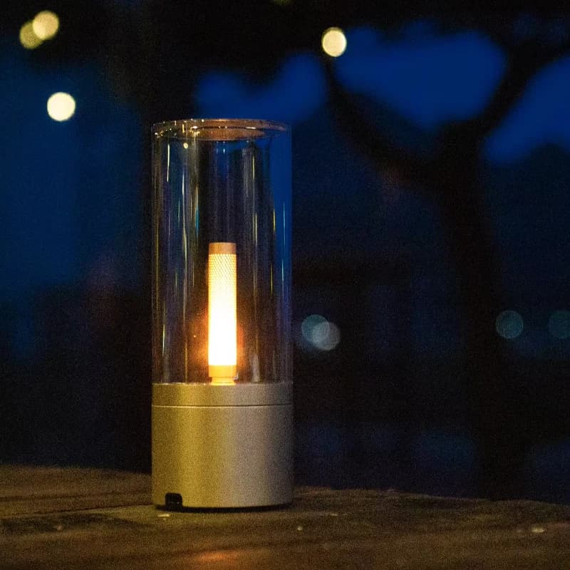 مصباح Yeelight جو أصفر، إضاءة ليلية LED، تحكم في السطوع، قابل للشحن، مثالي لغرفة النوم - 5
