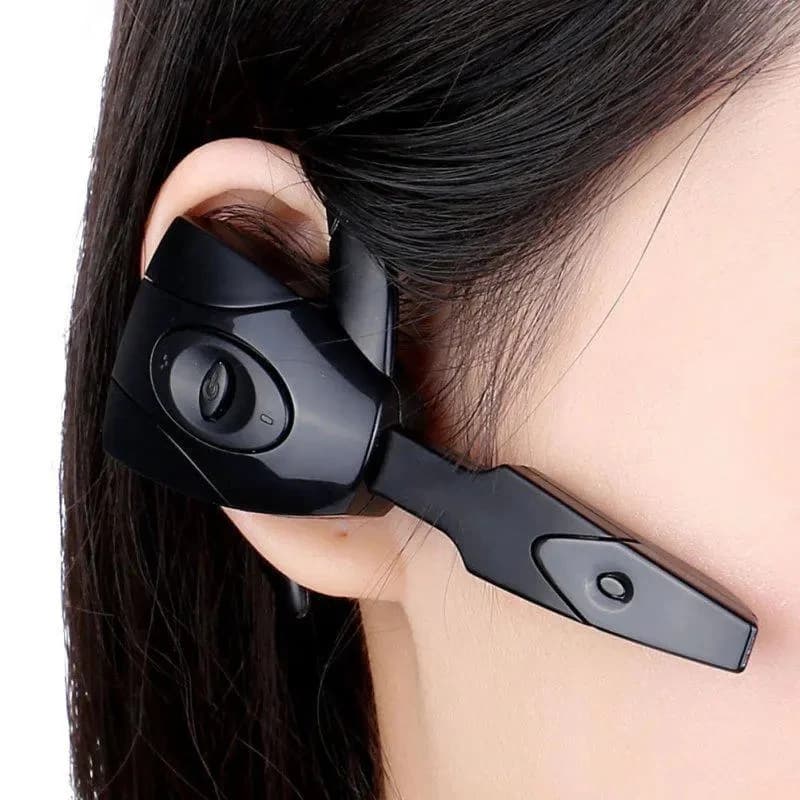سماعة رأس بلوتوث مع ميكروفون سماعة أذن قابلة لإعادة الشحن عبر USB سماعات أذن انتظار طويل للسيارة قيادة بدون استخدام اليدين سماعات رأس لاسلكية