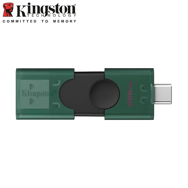 ذاكرة فلاش كينجستون USB 3.2 ثنائية Type-C إلى USB-A، 128 جيجابايت/256 جيجابايت، OTG، متوافقة مع iPhone 15 و 16 - 4