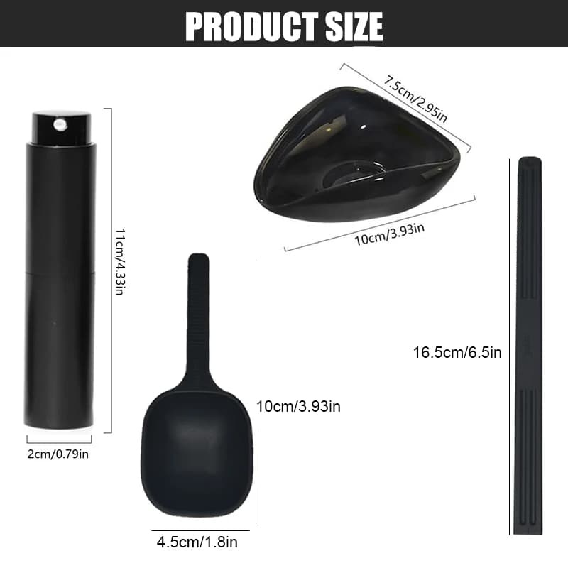 مجموعة كوب وملعقة جرعات حبوب القهوة FLYMUYU وعاء جرعات من السيراميك عدة صينية قياس للقهوة أو الشاي إكسسوارات إسبريسو - 5