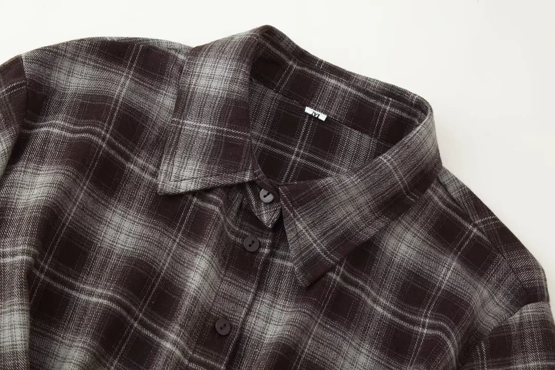 Women Chic Sexy Plaid Long Sleeved Shirt Spring Autumn Female Casual Blouse Trendy Fashion Lady Vintage Styled Shirt - 4