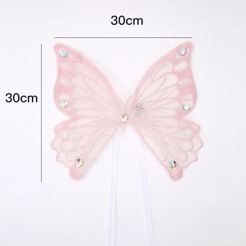 Glowing Butterfly Wings Dog Harness & Summer Outfit for Small Dogs - Adorable Chest Decor for Dogs Cats Pomeranian Teddy Bichon - 6