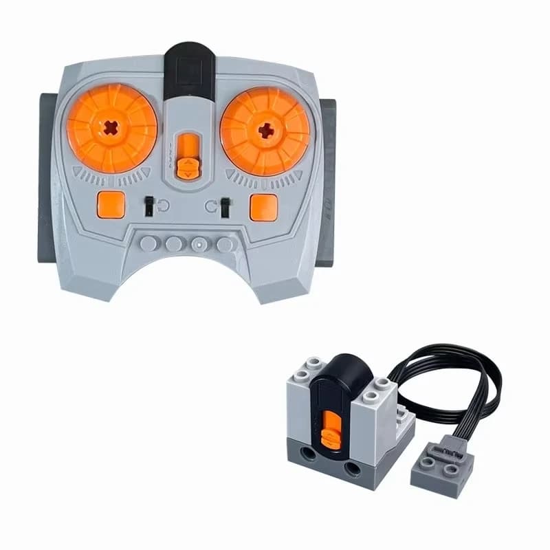 مجموعة بناء سيارات تحكم عن بعد مع وحدة تحكم في السرعة وجهاز استقبال الأشعة تحت الحمراء - 2