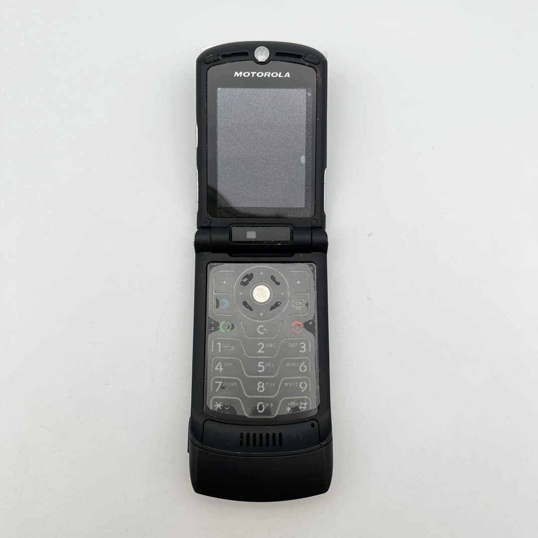 هاتف موتورولا رازر V3xx أصلي غير مقفل، بطارية 940 مللي أمبير، يدعم 3G وGSM 900/1800/1900 - 3