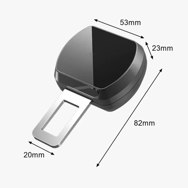 1/2PCS Car Seat Belt Clip Extension Alloy Car Safety Seatbelt Lock Buckle Seatbelt Extender Converter Baby Car Seat Accessories - 6