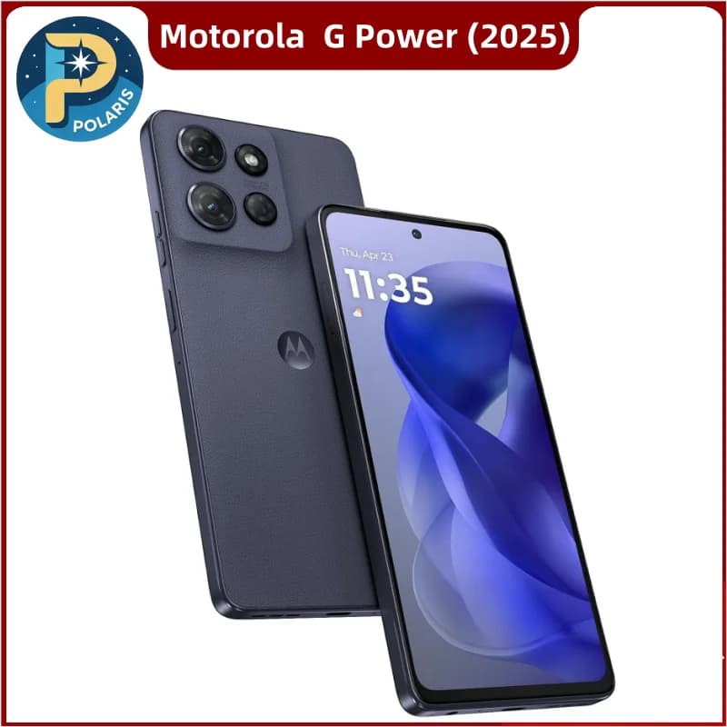 هاتف موتورولا MOTO G Power 5G XT2515 الأصلي (2025) 8 جيجابايت + 128 جيجابايت ذاكرة داخلية شاشة 6.8 بوصة IPS LCD شريحة واحدة + eSIM جديد تقريباً غير مقفول