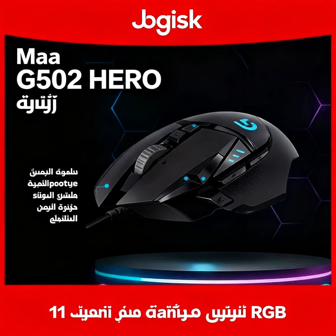 Logitech G502 HERO/G402 wired gaming mouse, powered by HERO sensor, takes gaming performance to the next level. - 2