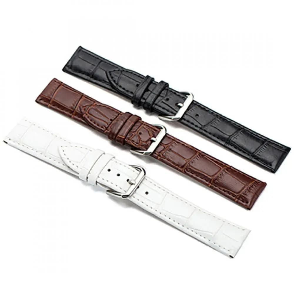 18mm 20mm 22mm Vintage Leather Watchbands Leather Watchband Soft Smart Watch Band Wrist Strap Leather Watch Strap Buckle Band - 4