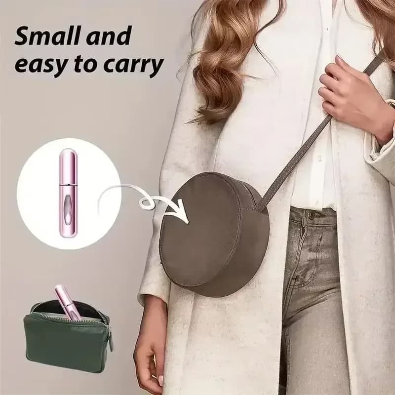 5/8ml Refillable Perfume Spray Atomizer Aluminum Perfume Spray Scent Pump Perfume Atomizer Refillable Mini Bottle for Travel - 6