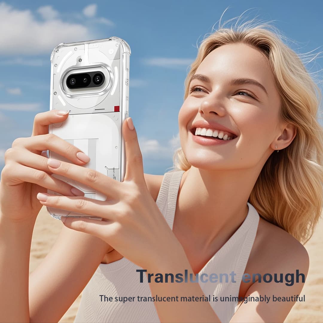 Nothing Phone 3A A059 Case Air Cushion Shockproof Silicon Bumper Clear Airbag Back Cover Hard Phone Case for Nothing Phone 3A 5G - 6