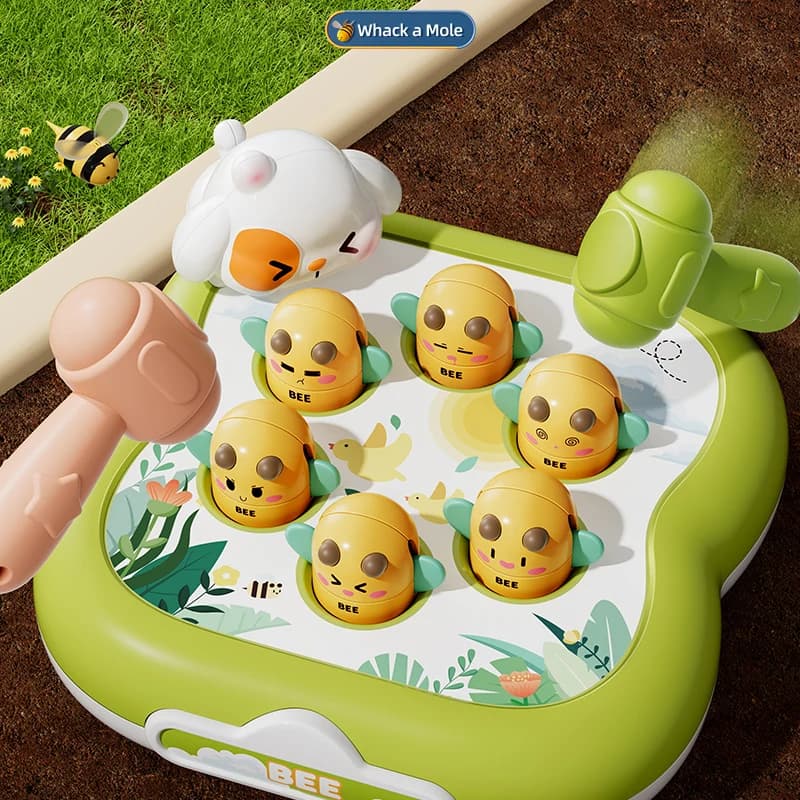 طفل الخلد المطرقة اجتز لعبة أطفال لطيف الحيوان اليد قرع الصوت التعليمية الحسية تطوير لعب للأطفال 3 سنوات الهدايا - 2