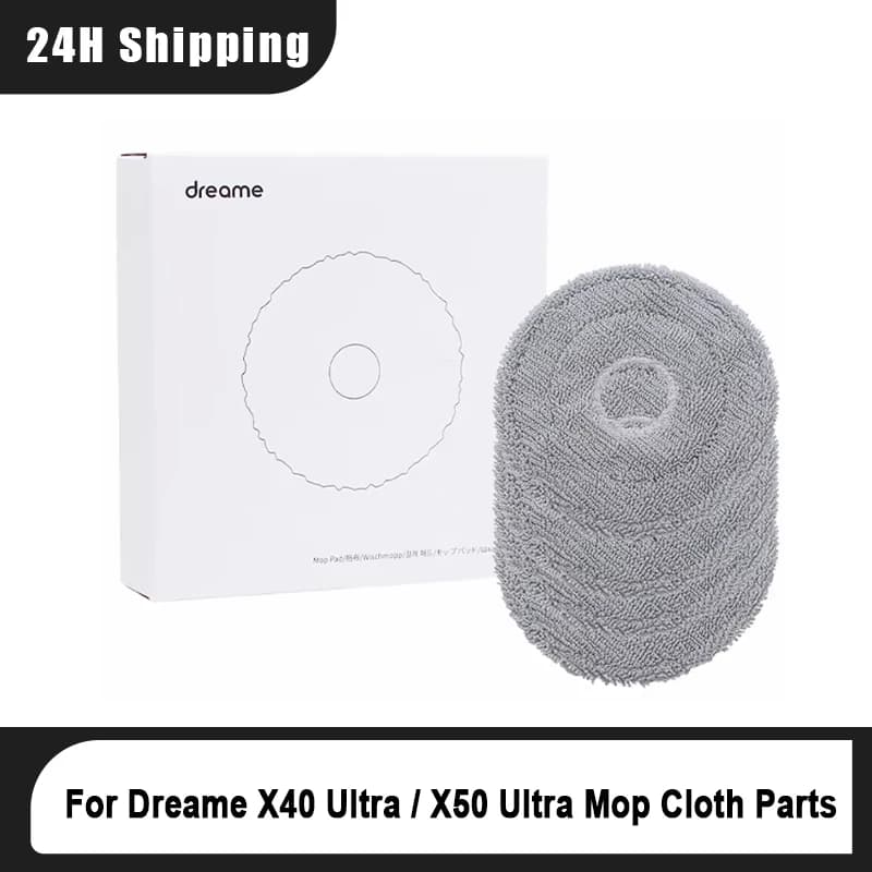 Dreame X40 Ultra / X50 Ultra Dreame L10s Pro Ultra Heat / L20 Ultra Mop Cloth Parts For  Rotary Mops Pad Original Accessories
