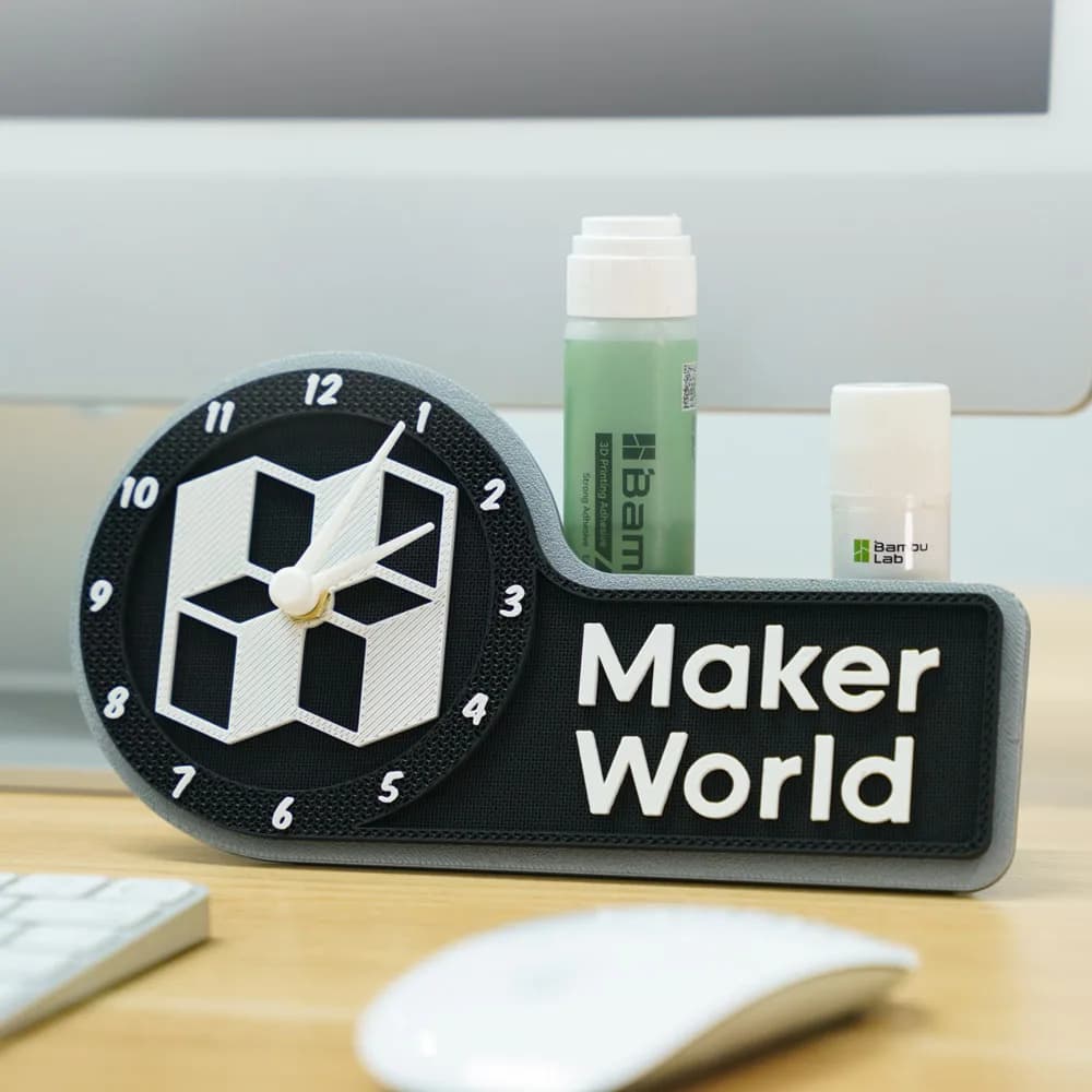 بامبو لاب، طابعة 3D، نموذج إبداعي DIY، شاحن فأرة كمبيوتر لاسلكية، محرك إضاءة LED، قطع هاردوير، ساعة، هدايا، قطع طابعة 3D - 4