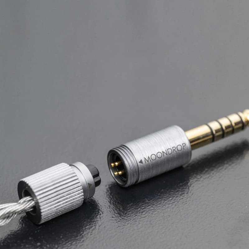 سماعات أذن MOONDROP DARK SABER 2DD+8BA (لكل جانب) مع كابل 0.78 2Pin - 4