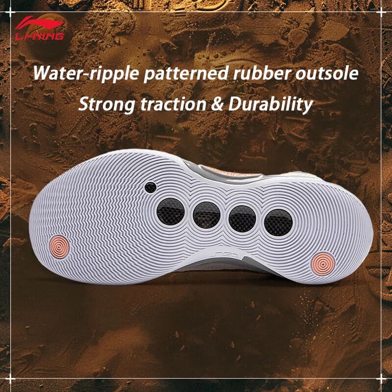 أحذية كرة سلة احترافية للرجال من لي نينغ WAY OF WADE 10 LOW مع لوحة كربون ودعم وسادة LiNing WOW 10 سنيكرز ABAS083 - 5