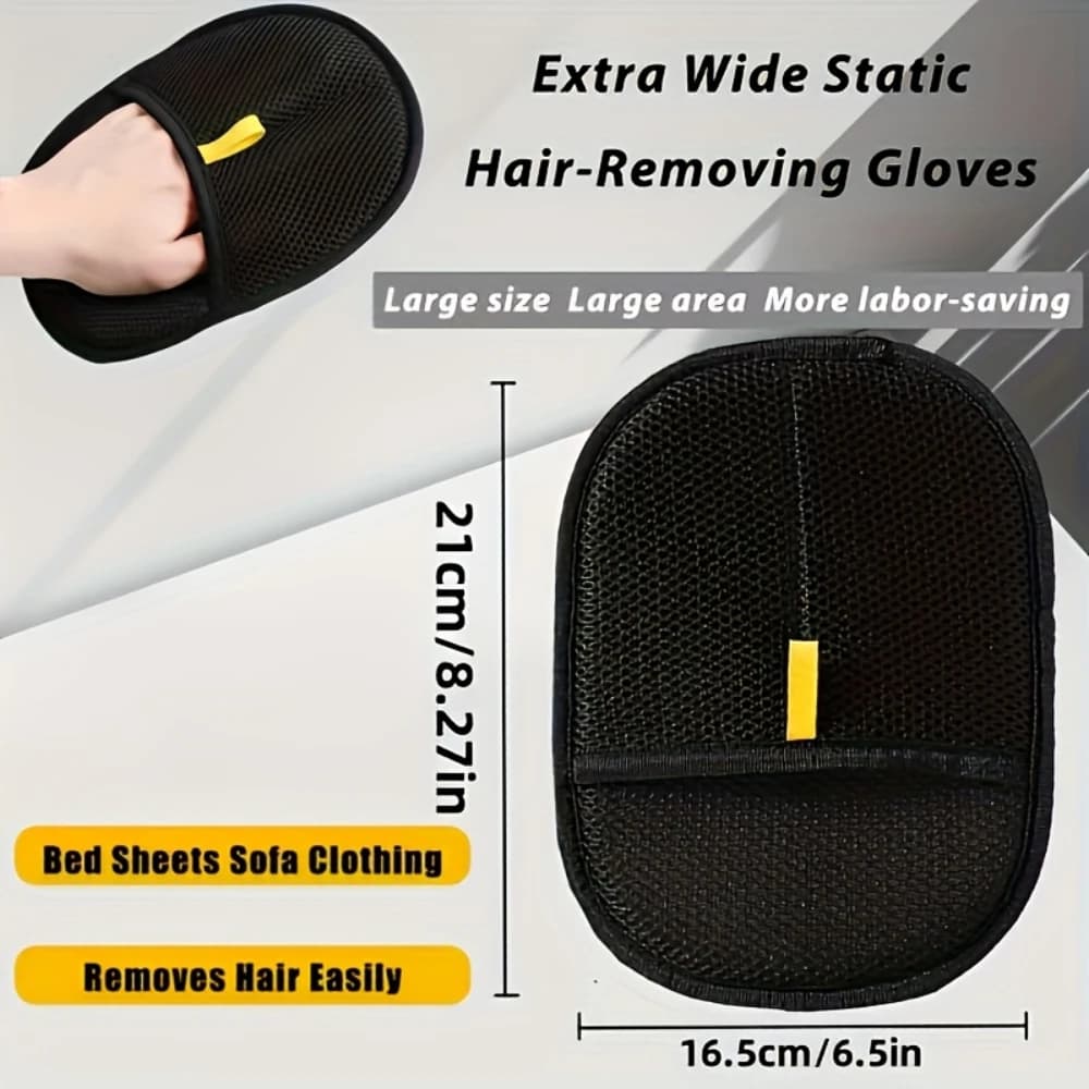 2Pcs Upgraded Pet Shedding Gloves — Five-Finger Reusable Hair Remover for Cats & Dogs - 6