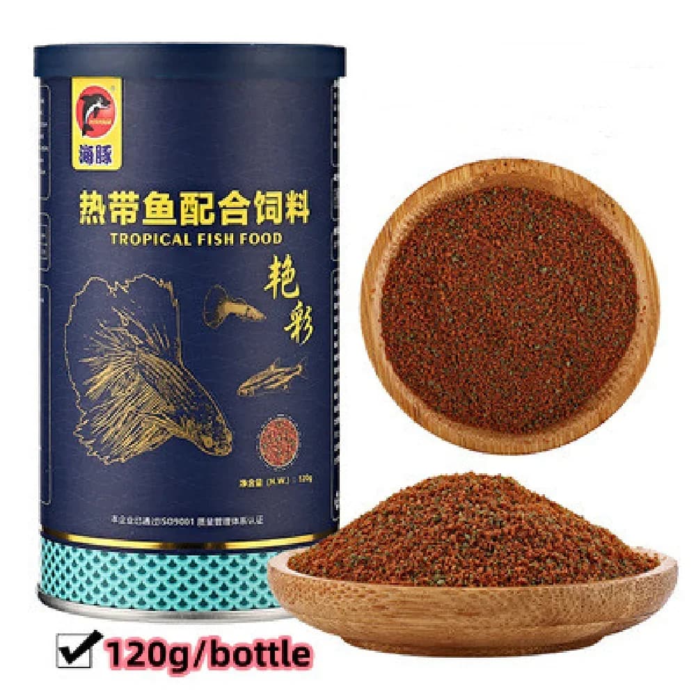 زجاجة طعام أسماك زينة C40g-180g، كريات سيكليد، ذهبية، شبوط، جوبيز، أسماك استوائية صغيرة ومتوسطة - 5