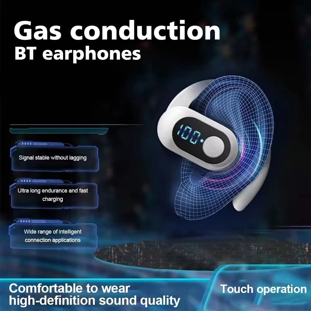 Wireless Bluetooth 5.4 Headphone TWS Ear Hook Earphone HiFi Stereo Noise Reduction Headset Waterproof Earbud for Huawi For Xiami - 6