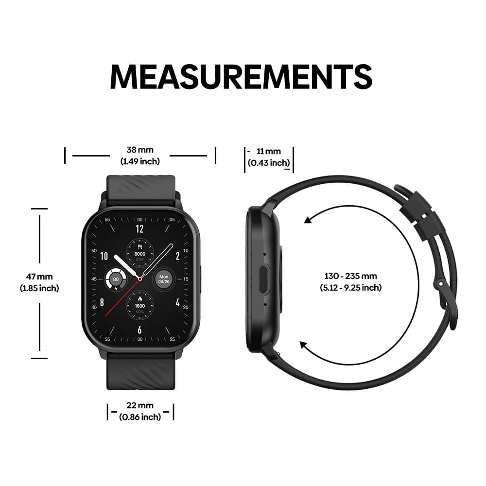 ساعة ذكية جديدة Zeblaze GTS 3 بمكالمات صوتية وشاشة فائقة الكبر 2.03 بوصة عالية الدقة ومراقبة صحية على مدار 24 ساعة وأكثر من 100 وضع رياضي وأكثر من 200 واجهة ساعة - 6