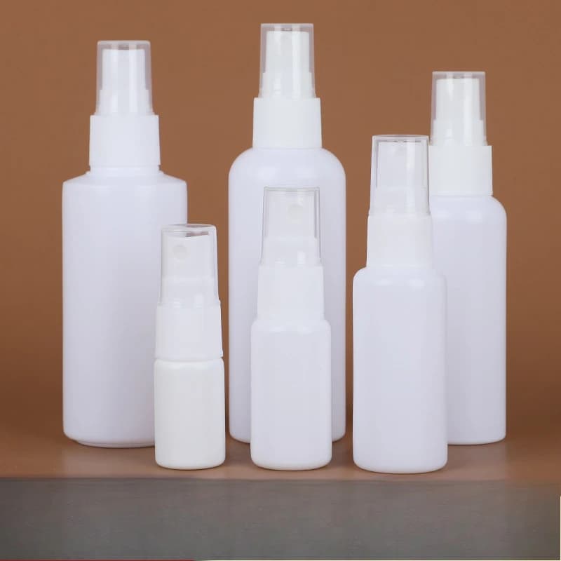 20/50/100pcs 10/20/30/50/100ml White Spray Bottle Light Proof Small  Alcohol Disinfectant Subpackage Spray Bottles Wholesale