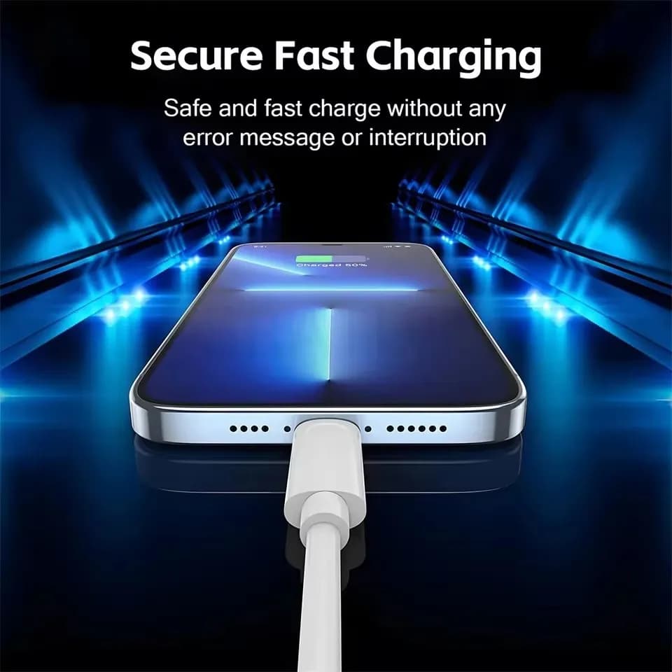 35W PD Original Fast Charging USB Cable For Apple iPhone 14 13 12 11 Pro Max X XR 8 7 Plus  Data Sync Line - 4