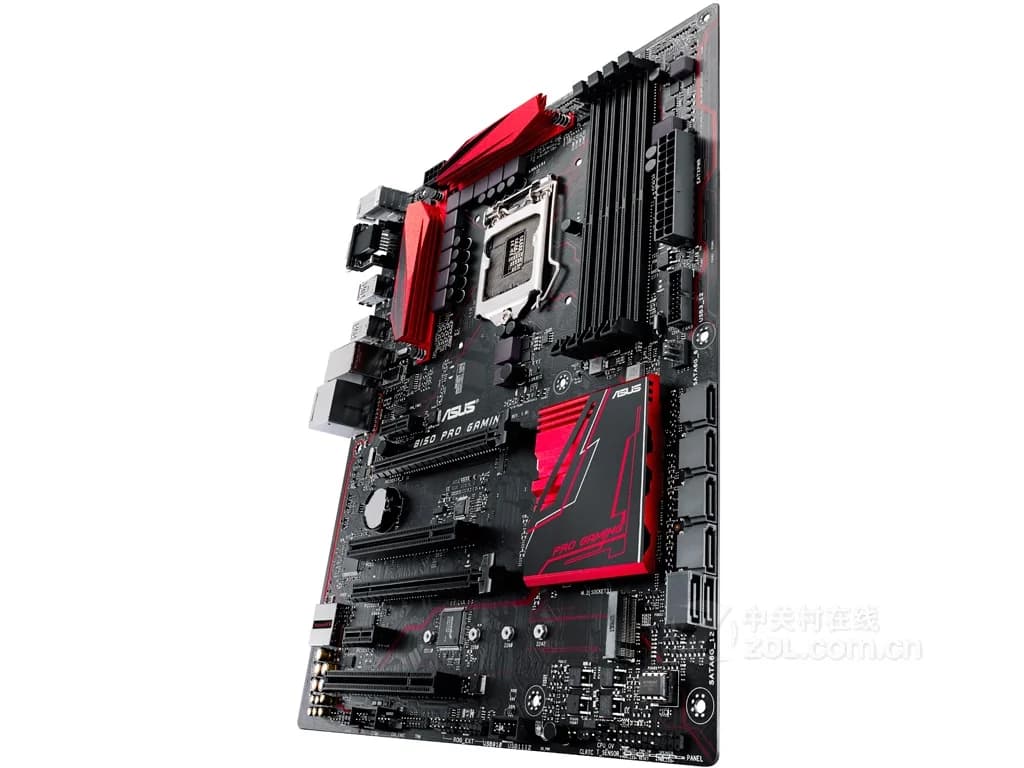 لوحة أم مستعملة ASUS B150 PRO GAMING، شريحة Intel B150، مقبس LGA 1151، 4 فتحات DDR4 DIMM، 64 جيجابايت، PCI-E 3.0، M.2 SATA3، VGA، HDMI، USB3.1، ATX - 2