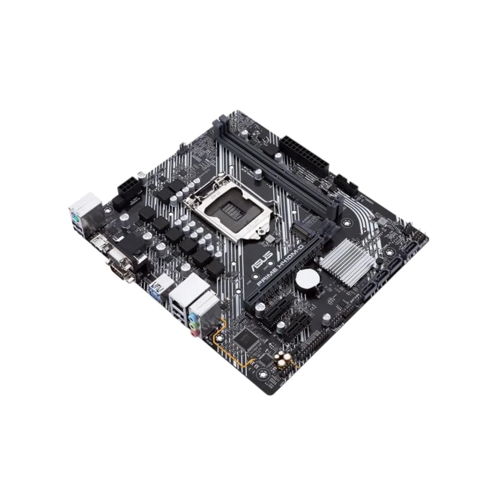 لوحة أم ASUS PRIME H410M-D LGA1200 للجيل العاشر من معالجات Intel Core، تدعم M.2 SSD و DDR4 - 3