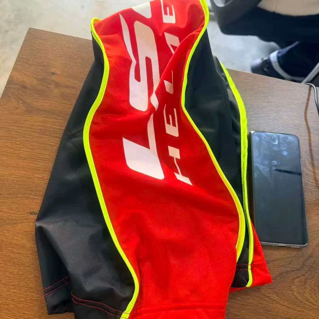 الأصلي سماكة دراجة نارية مكافحة سقوط الأمتعة حقيبة موتو اكسسوارات ل LS2 خوذة ظهره FF906/399/FF900/MX702/MX436/OF570 - 5