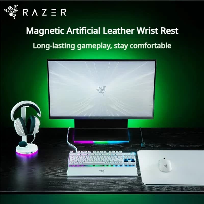 لوحة المفاتيح الميكانيكية Razer Huntsman V3 Pro TKL - مفاتيح تناظرية بتقنية Optical Switch، 87 مفتاح، إضاءة RGB - 6