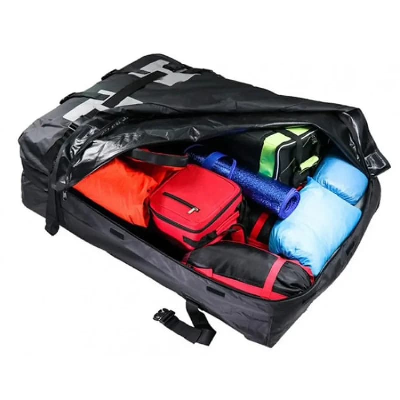 ​1PC SUV Roof Storage Bag​​ 600D Oxford Waterproof&Snowproof Travel Bag for RV/SUV/Wrangler Heavy Duty All Weather Cargo Carrier - 4
